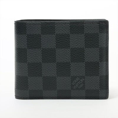 LV Wallet Black Checkered